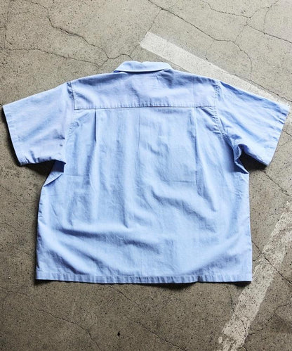 聯名 牛津紡 短款短袖襯衫