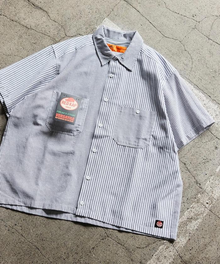 聯名 牛津紡 短款短袖襯衫