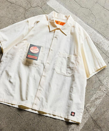 聯名 牛津紡 短款短袖襯衫