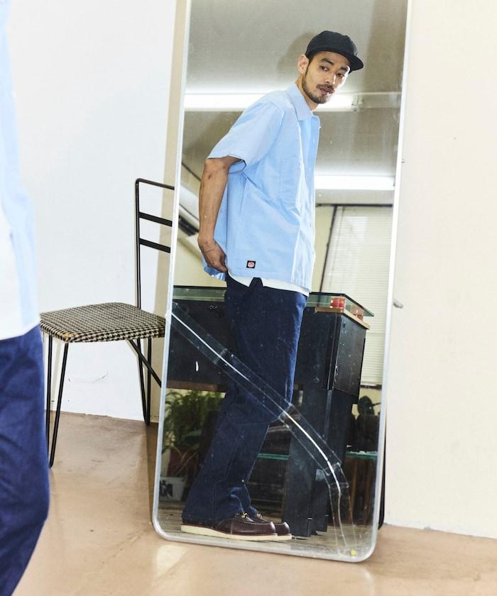 聯名 牛津紡 短款短袖襯衫