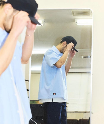 聯名 牛津紡 短款短袖襯衫