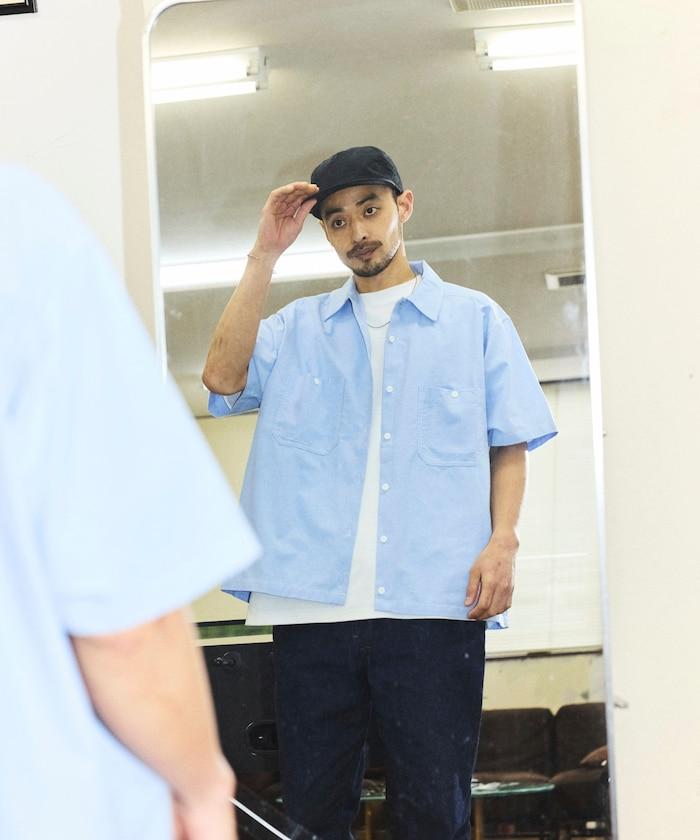 聯名 牛津紡 短款短袖襯衫