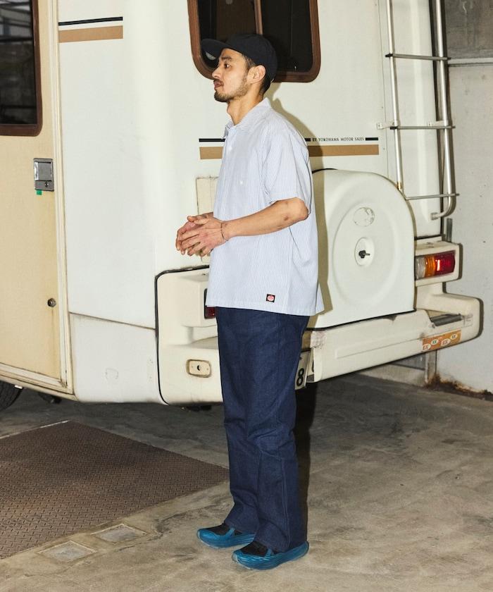 聯名 牛津紡 短款短袖襯衫