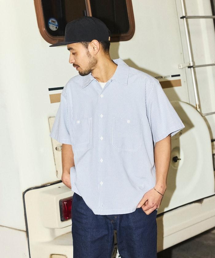 聯名 牛津紡 短款短袖襯衫