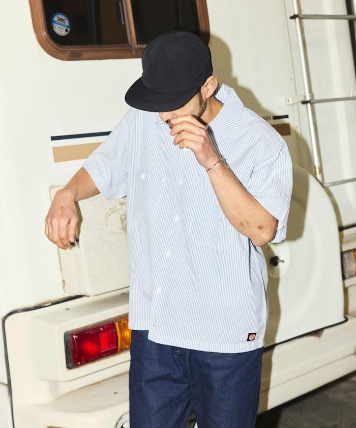 聯名 牛津紡 短款短袖襯衫