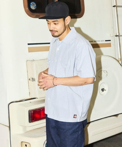 聯名 牛津紡 短款短袖襯衫