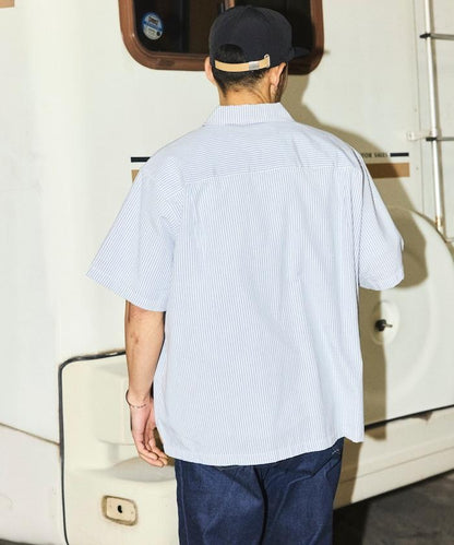 聯名 牛津紡 短款短袖襯衫