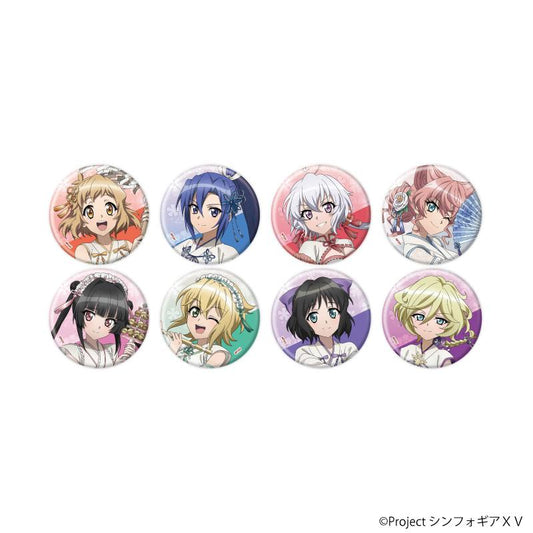 戦姫絶唱Symphogear XV（戰姬絕唱Symphogear XV） 全8種徽章完整套裝（描き下ろし插畫）