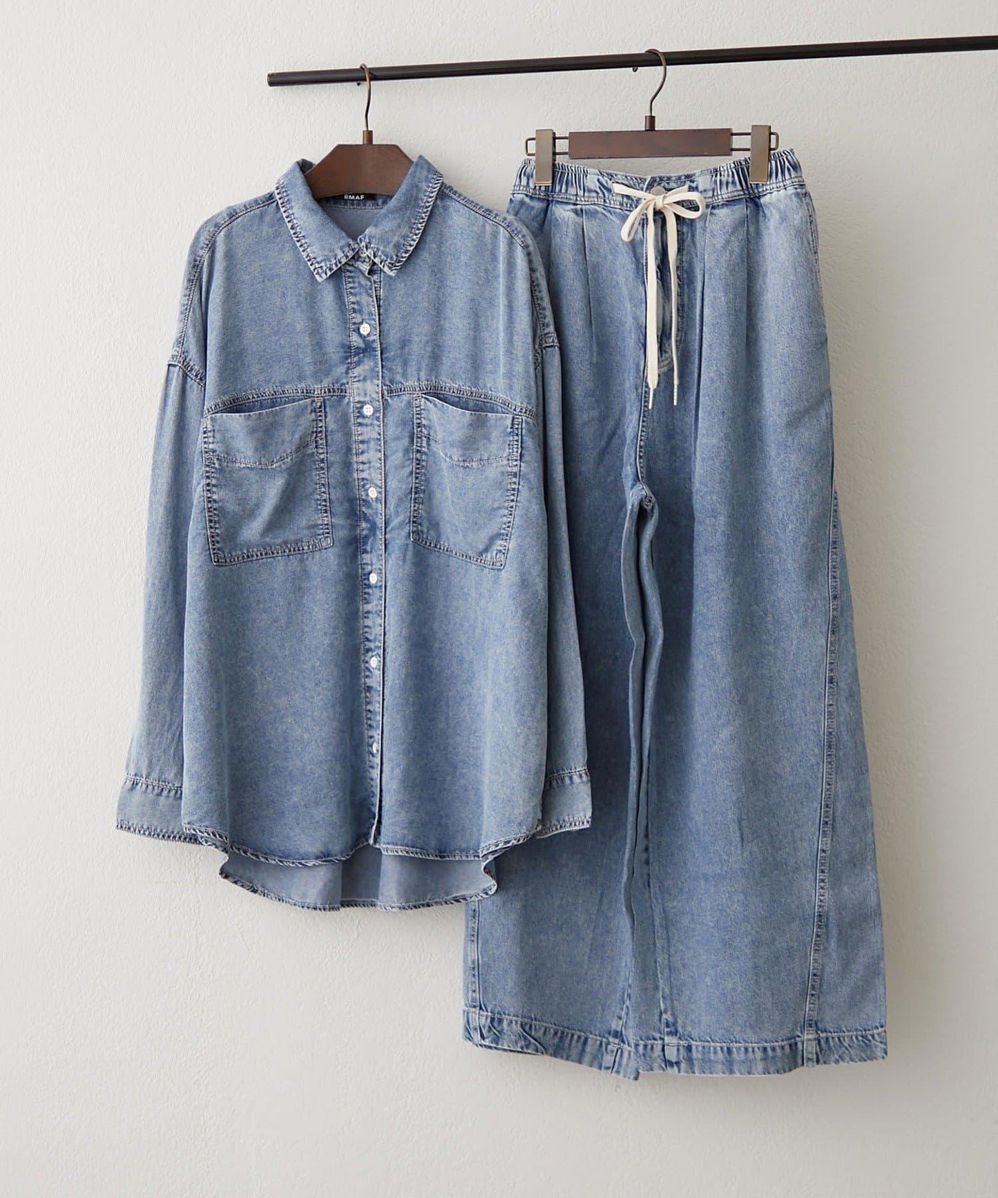 搭配性強 成人休閒風 2WAY設計 牛仔襯衫