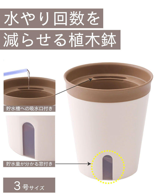 3號底部給水花盆