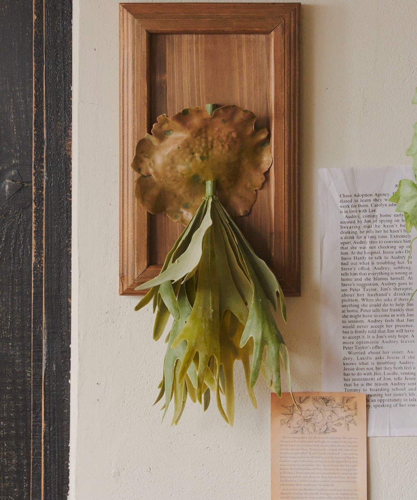 仿真鹿角蕨 裝飾植物