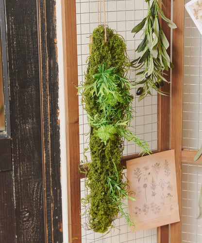 牆面仿真苔蘚裝飾