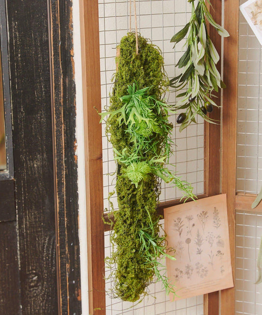 牆面仿真苔蘚裝飾