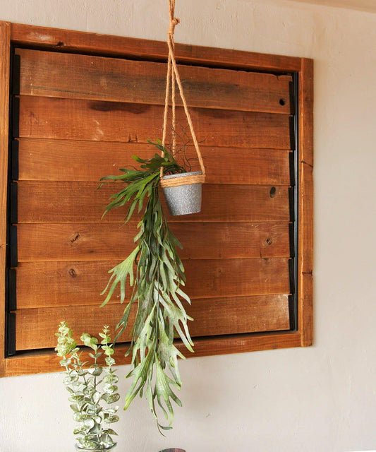 仿真綠植 懸掛設計 鹿角蕨 吊盆