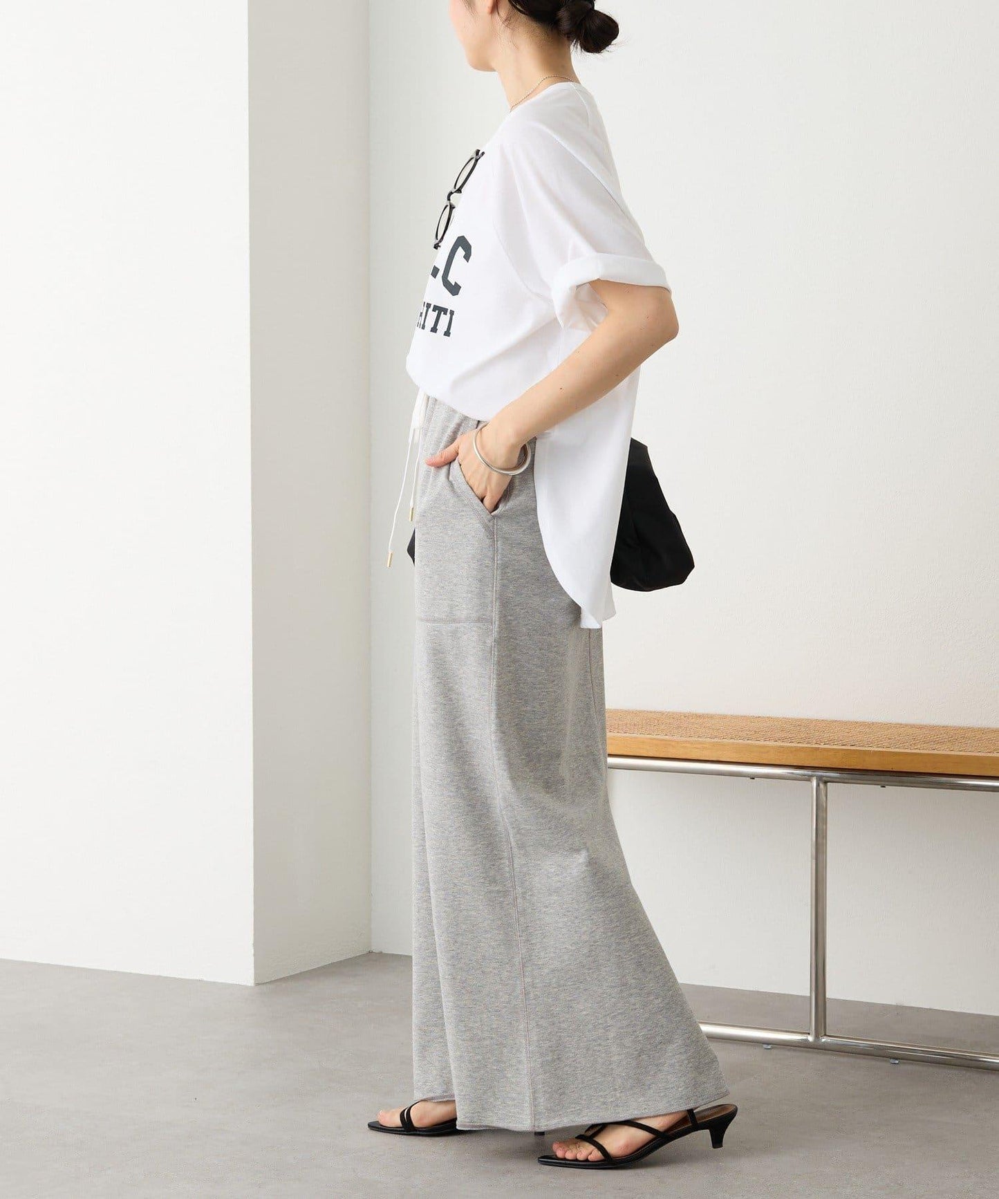 舒適穿著感 休閒風 長款半身裙