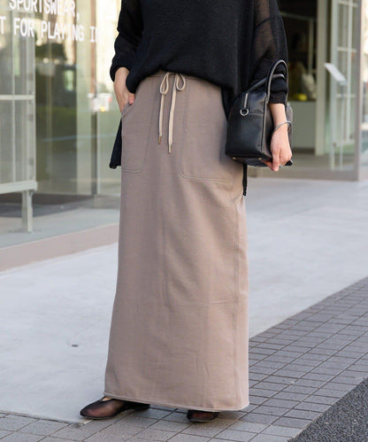 舒適穿著感 休閒風 長款半身裙