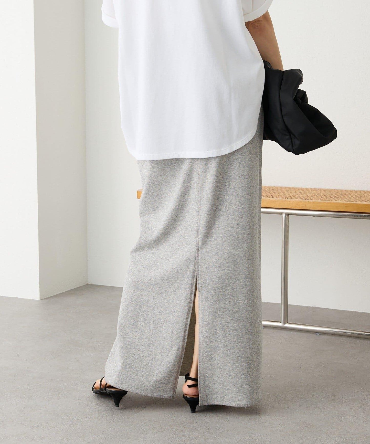 舒適穿著感 休閒風 長款半身裙