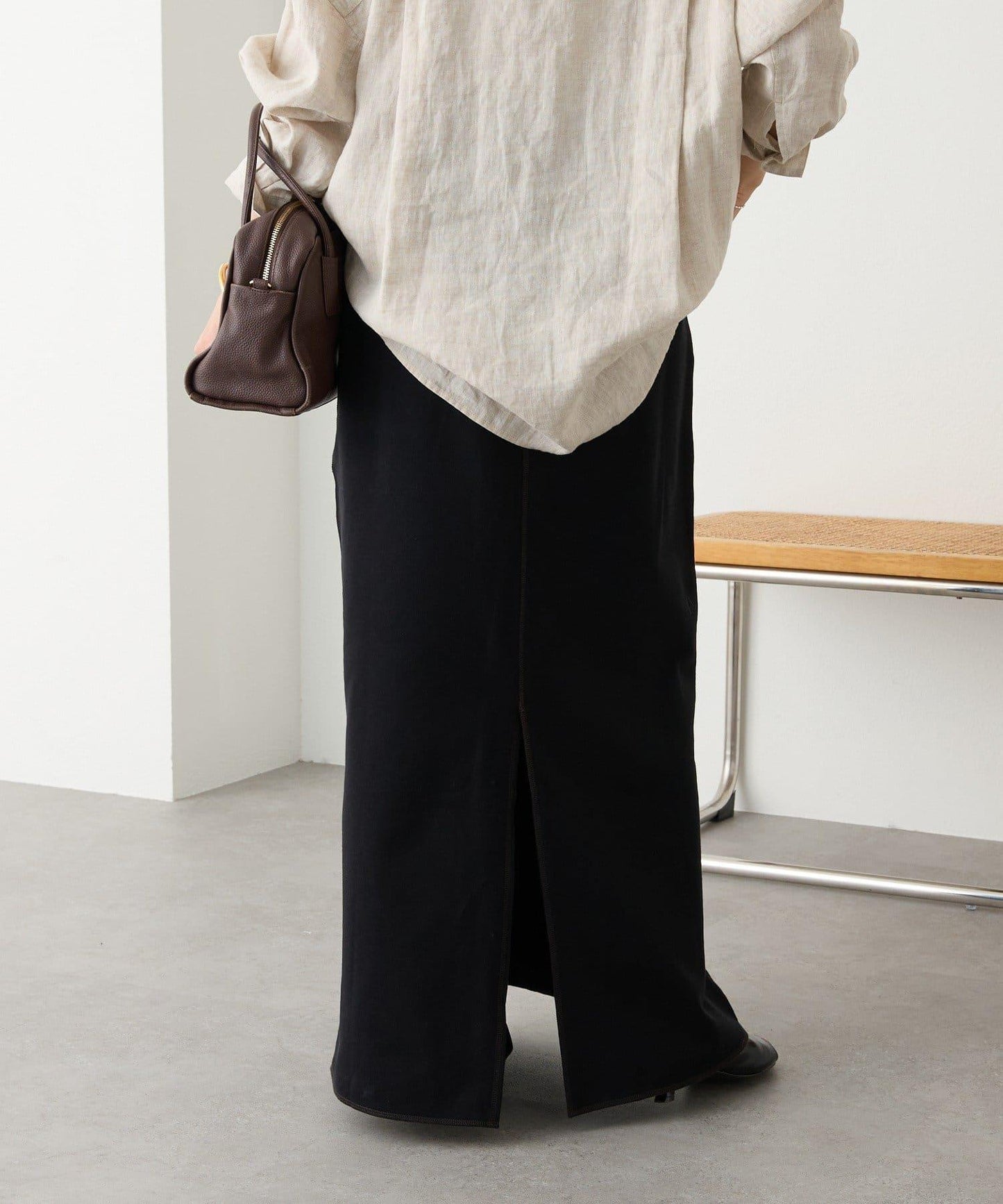 舒適穿著感 休閒風 長款半身裙