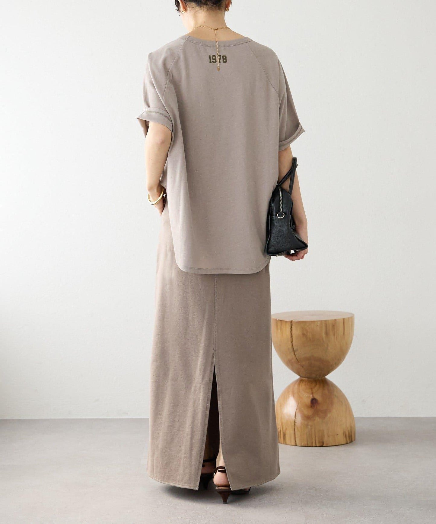 舒適穿著感 休閒風 長款半身裙