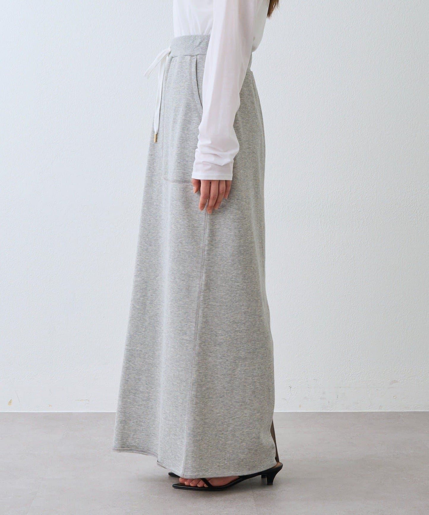 舒適穿著感 休閒風 長款半身裙