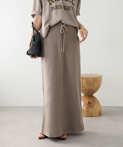 舒適穿著感 休閒風 長款半身裙