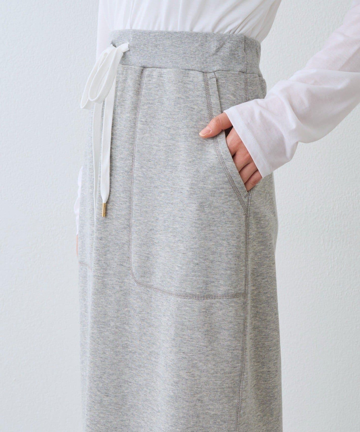 舒適穿著感 休閒風 長款半身裙