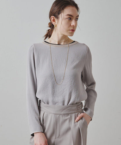 Drawing Numbers 三醋酸混紡透紗襯衫