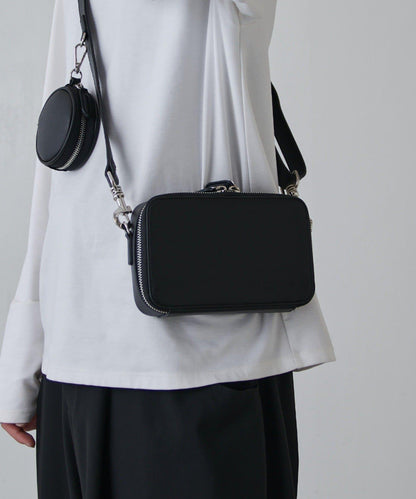 連續方形肩包
