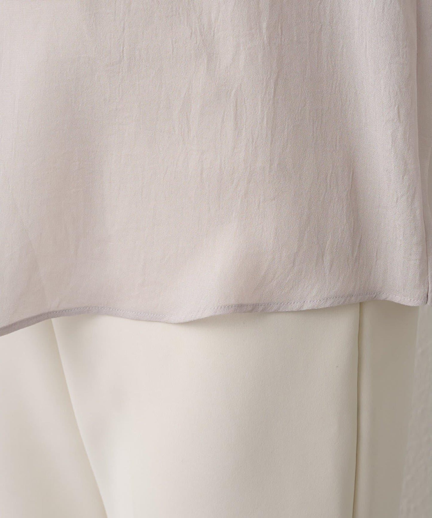 Drawing Numbers 三醋酸混紡透紗襯衫