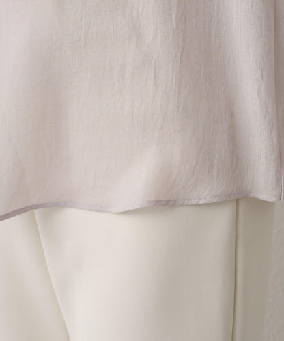 Drawing Numbers 三醋酸混紡透紗襯衫