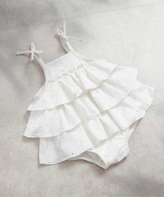 層疊設計嬰童泳衣