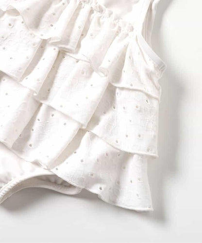 層疊設計嬰童泳衣