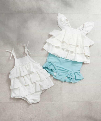 層疊設計嬰童泳衣