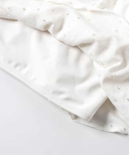 層疊蕾絲設計分體泳衣