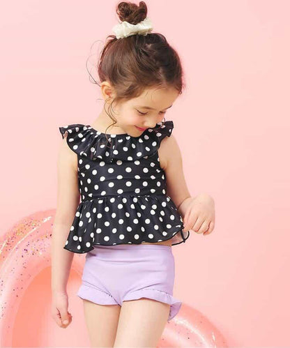 荷葉邊荷葉擺設計 分體泳裝