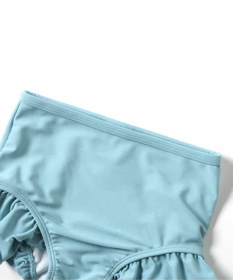 層疊蕾絲設計分體泳衣