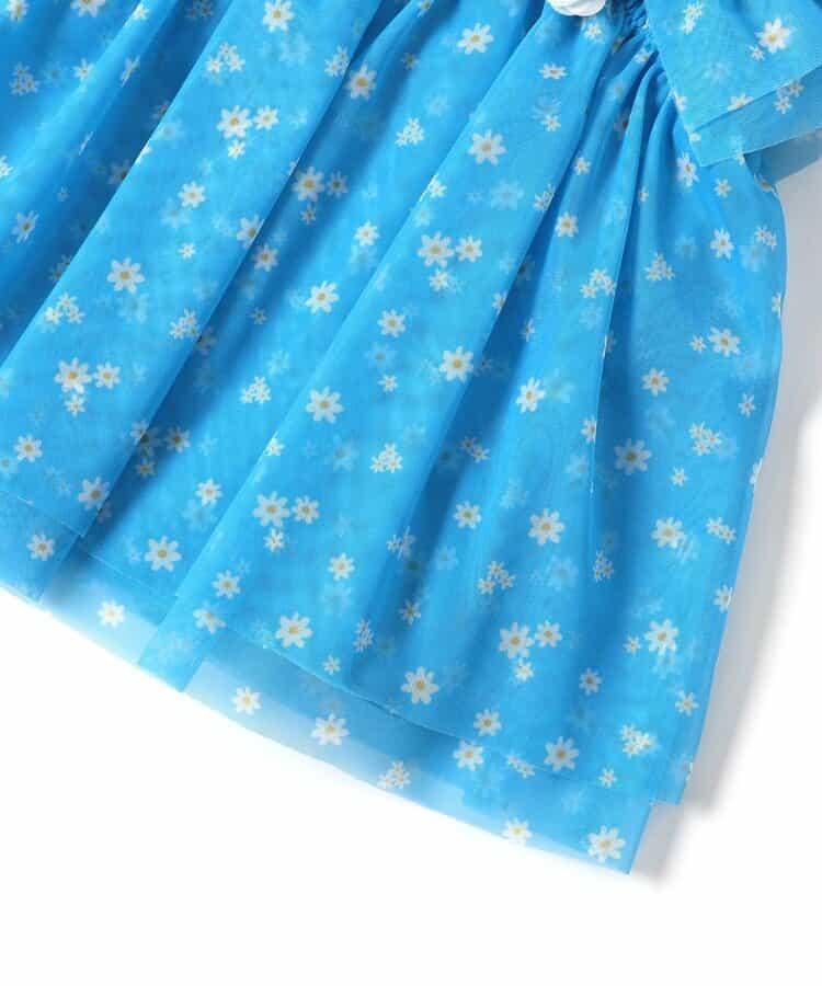 雛菊愛心網紗 分體泳衣