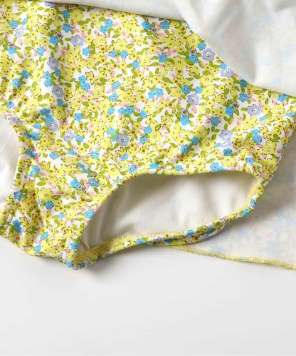 抽褶荷葉邊連體泳衣（款）