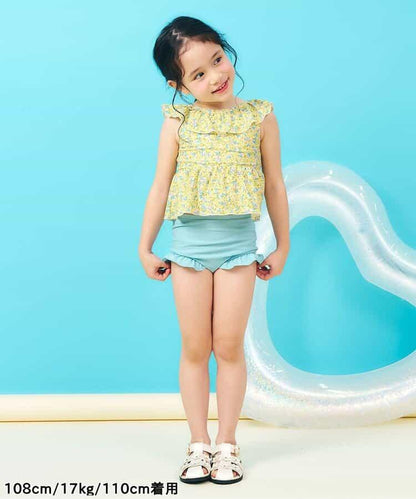 荷葉邊荷葉擺設計 分體泳裝