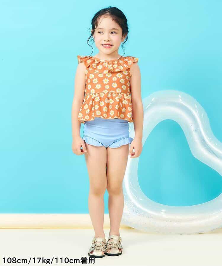 荷葉邊荷葉擺設計 分體泳裝