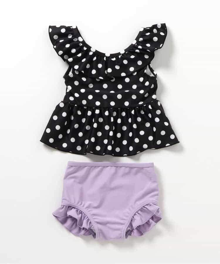 荷葉邊荷葉擺設計 分體泳裝