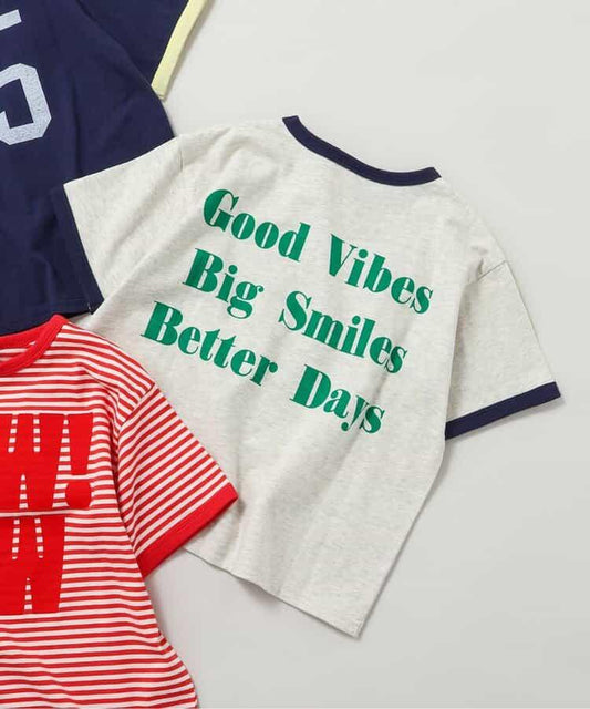 撞色設計 三款LOGO圖案 棉質 T恤