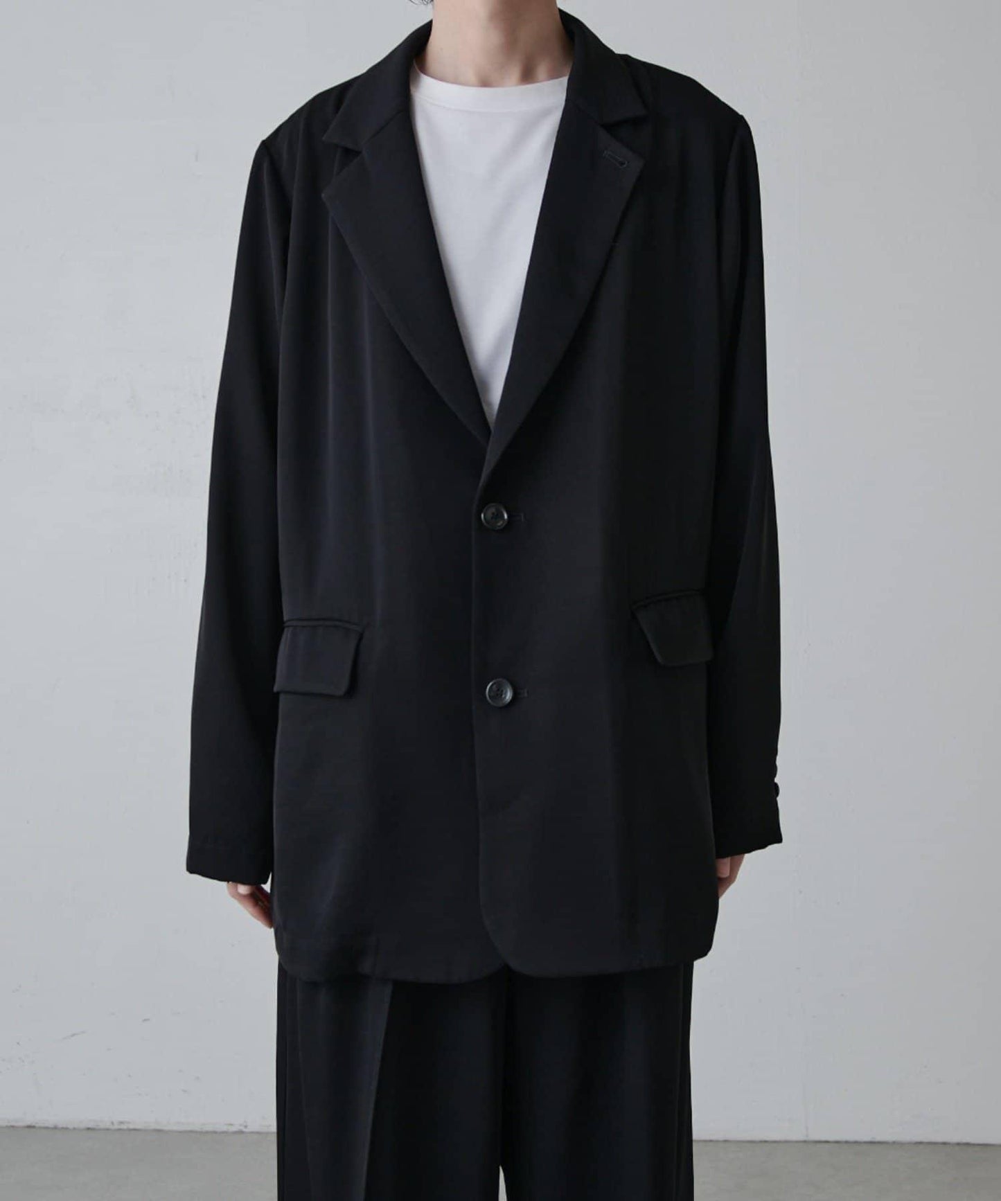 寬鬆法式斜紋外套