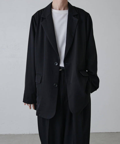 寬鬆法式斜紋外套