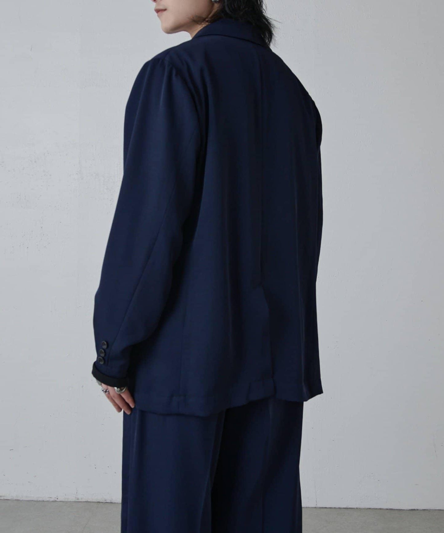 寬鬆法式斜紋外套