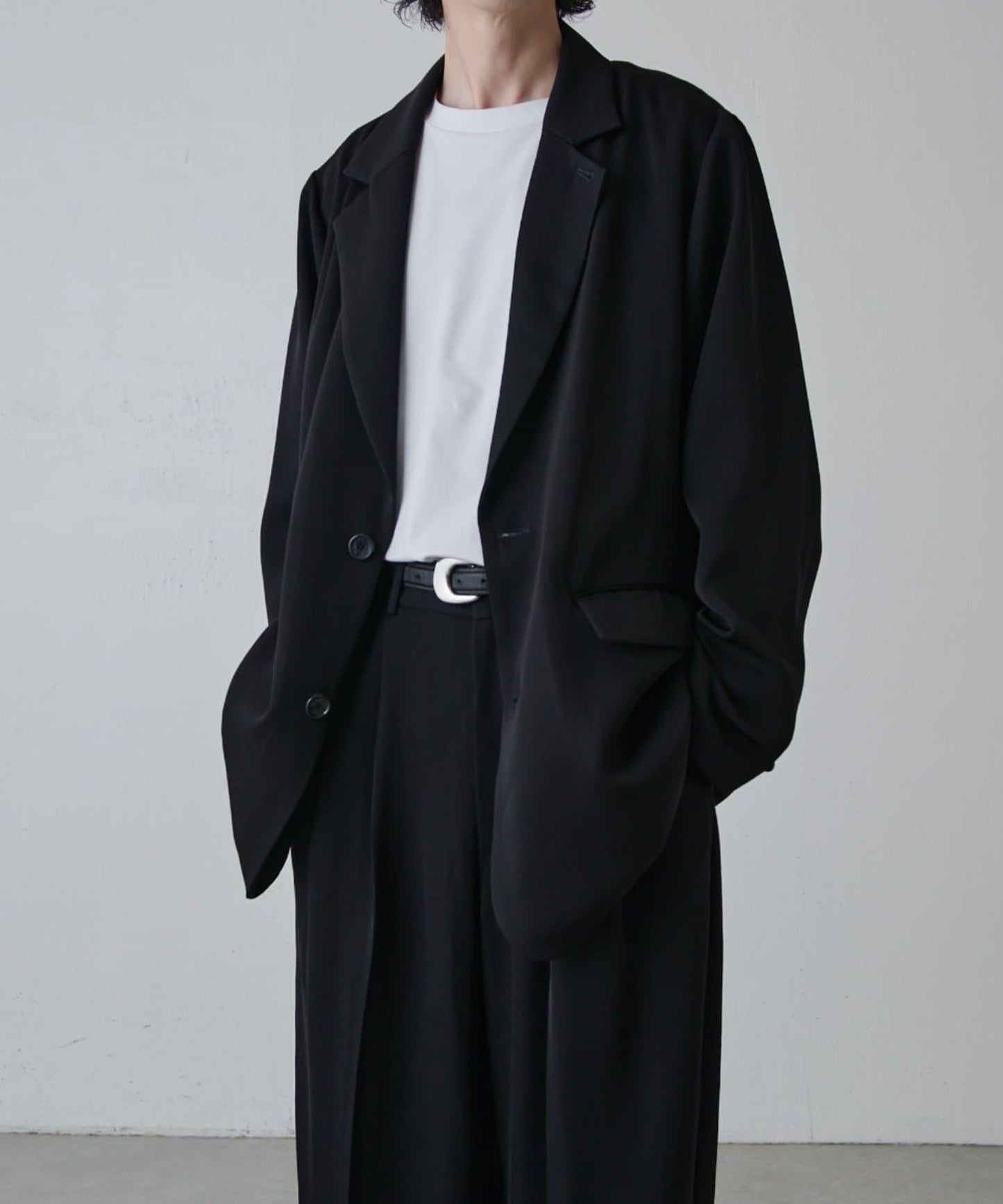 寬鬆法式斜紋外套