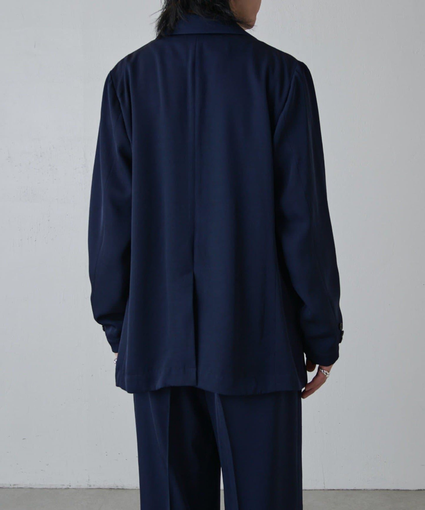 寬鬆法式斜紋外套