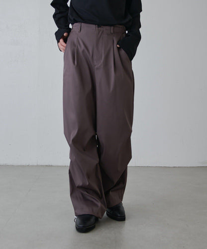 高捻面料 寬鬆設計 降落傘褲
