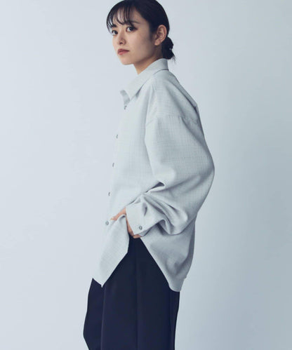 粗感質地襯衫