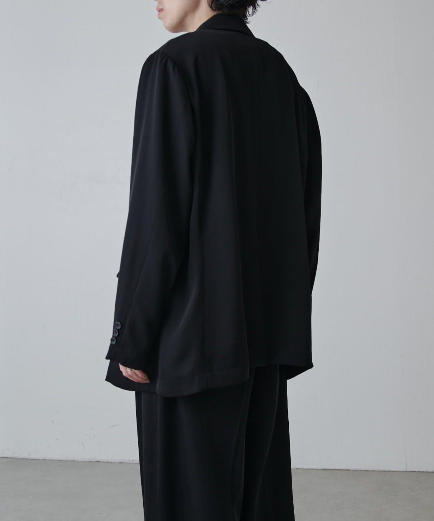 寬鬆法式斜紋外套